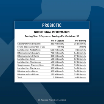 Probiotic 60 капсули | Applied Nutrition Probiotic 60 капсули | Applied Nutrition