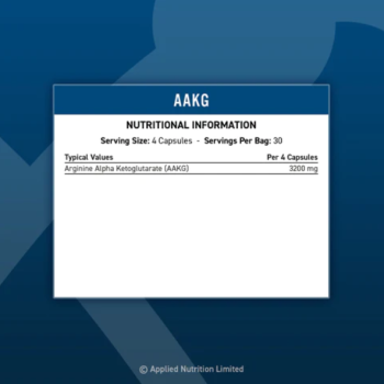 AAKG 120 капсули| Applied Nutrition