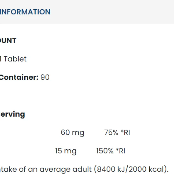 Zinc 90 таблетки | Applied Nutrition