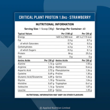 Critical Plant Protein 450 г | Applied Nutrition