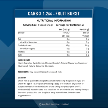 Carb-X 1200 г | Applied Nutrition Carb-X 1200 г | Applied Nutrition
