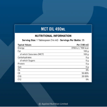 MCT Oil 490 мл | Applied Nutrition